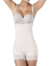 Ann Chery 4013 Body gainant en latex Shirly sans bretelles Couleur Beige